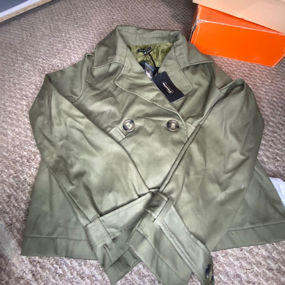 Olive Pea Coat!